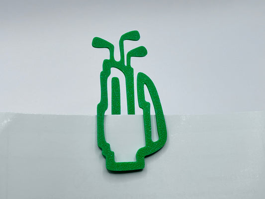 Golf Bag Paperclip x10